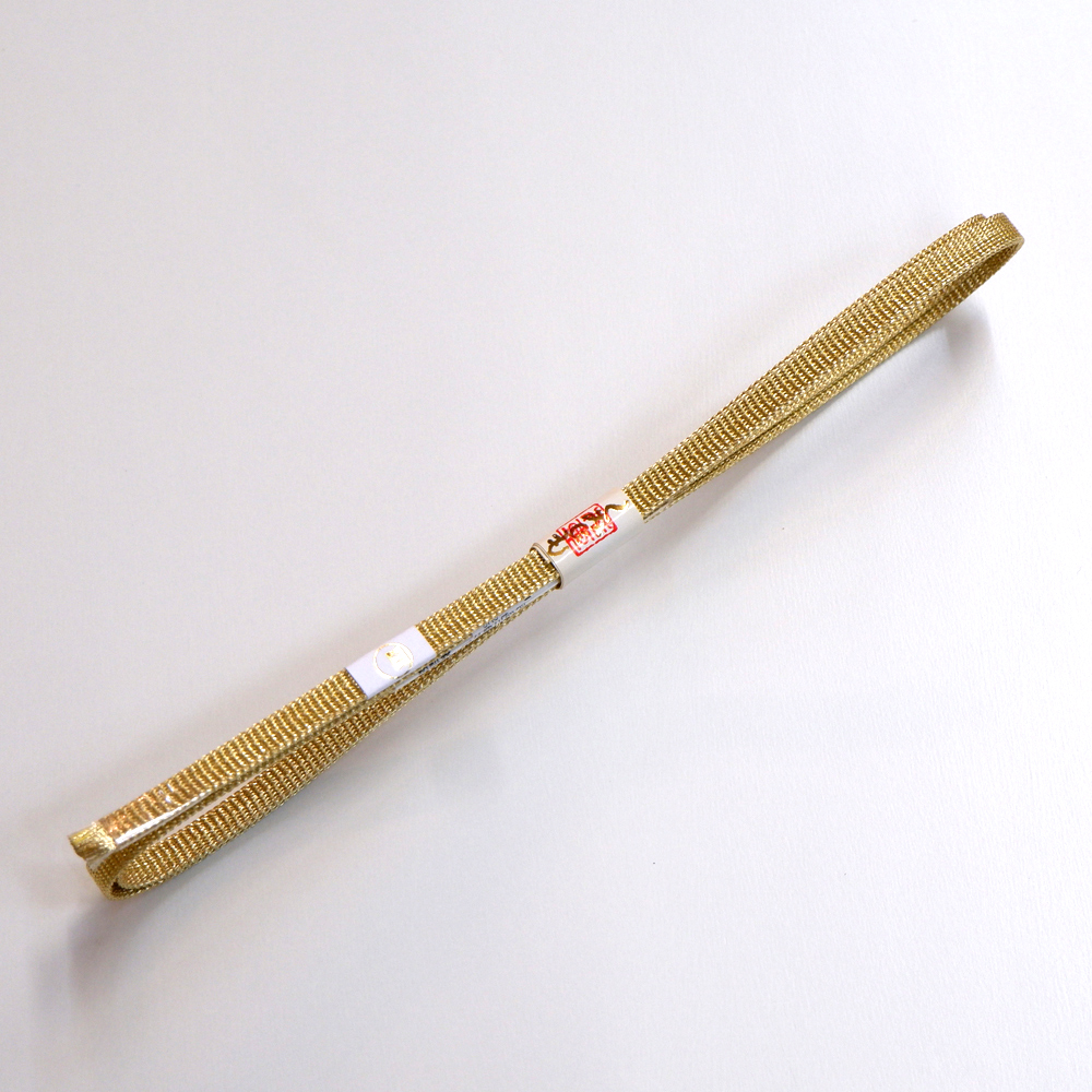 紐の渡敬謹製　正絹　三分紐【金】