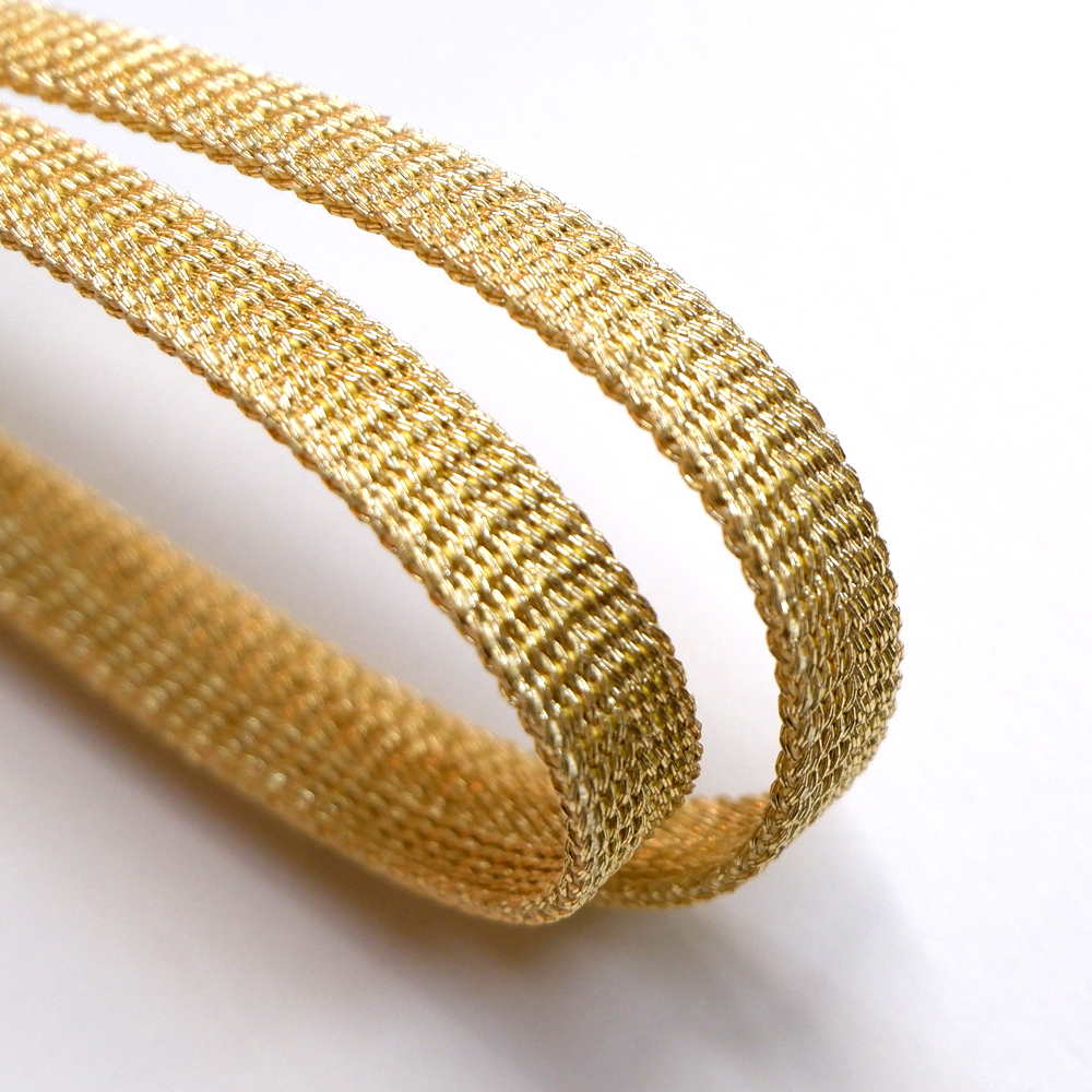 紐の渡敬謹製　正絹　三分紐【金】