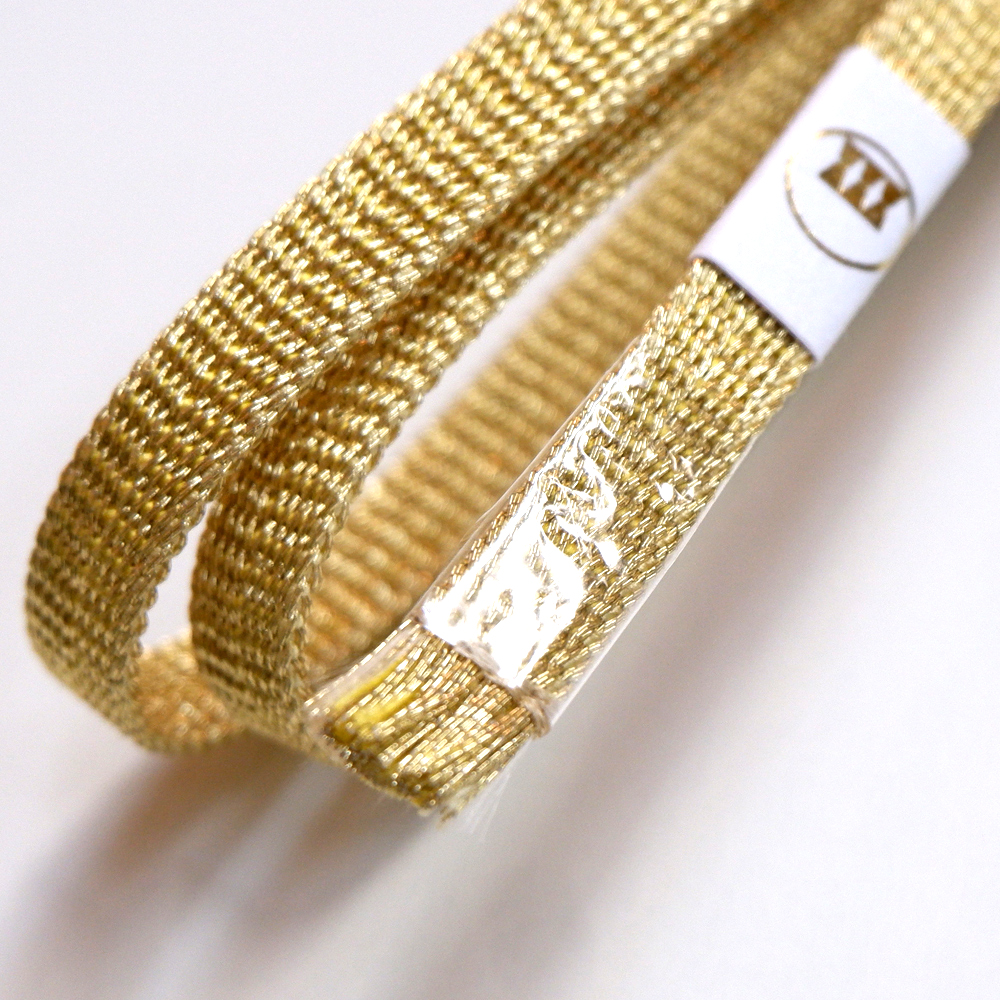 紐の渡敬謹製　正絹　三分紐【金】