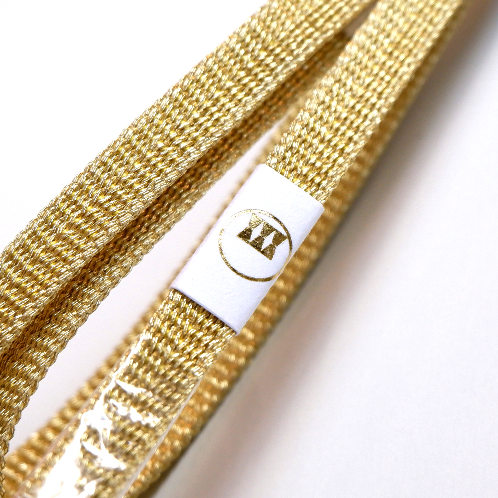 紐の渡敬謹製　正絹　三分紐【金】