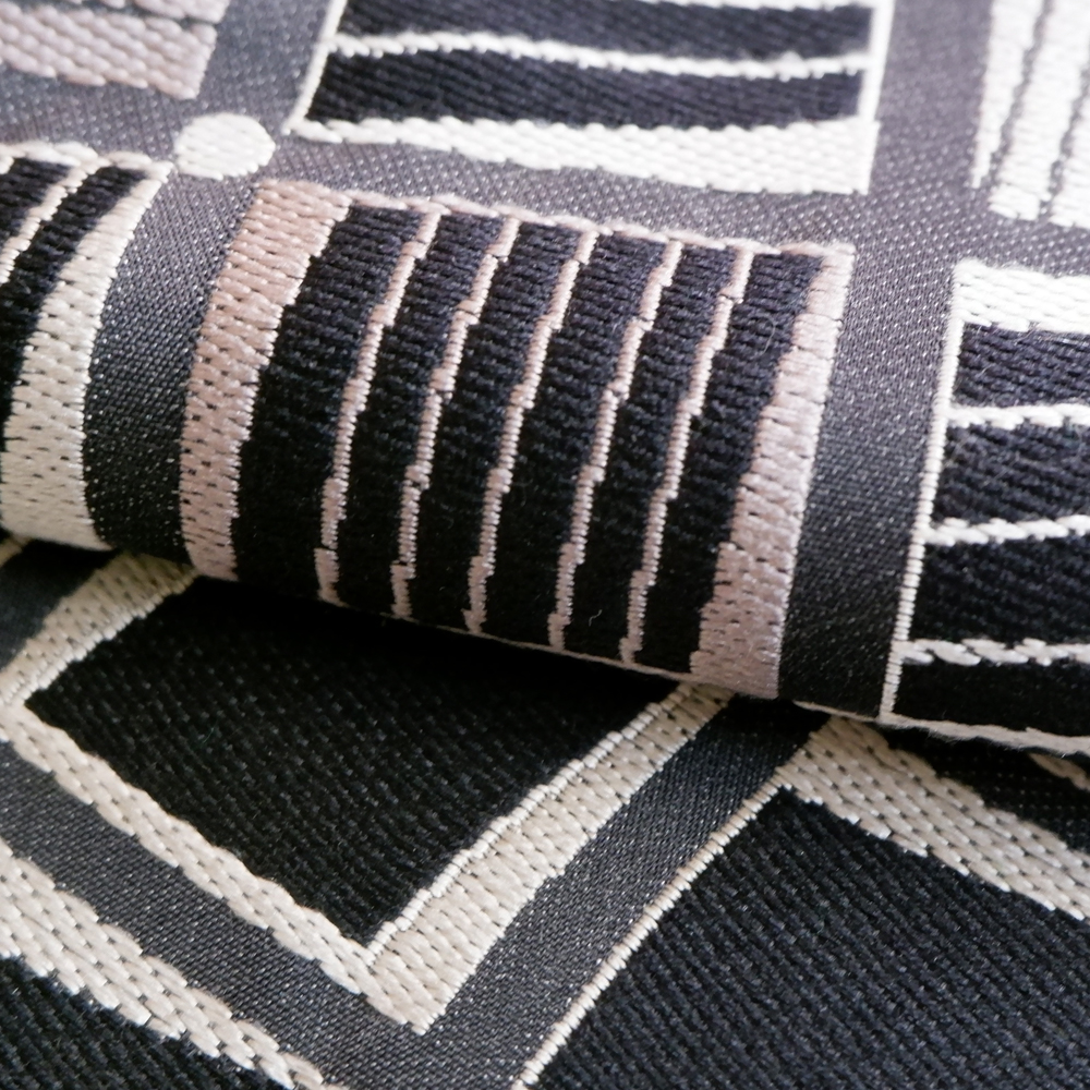 岡文織物謹製　西陣織袋帯【幾何学模様】　