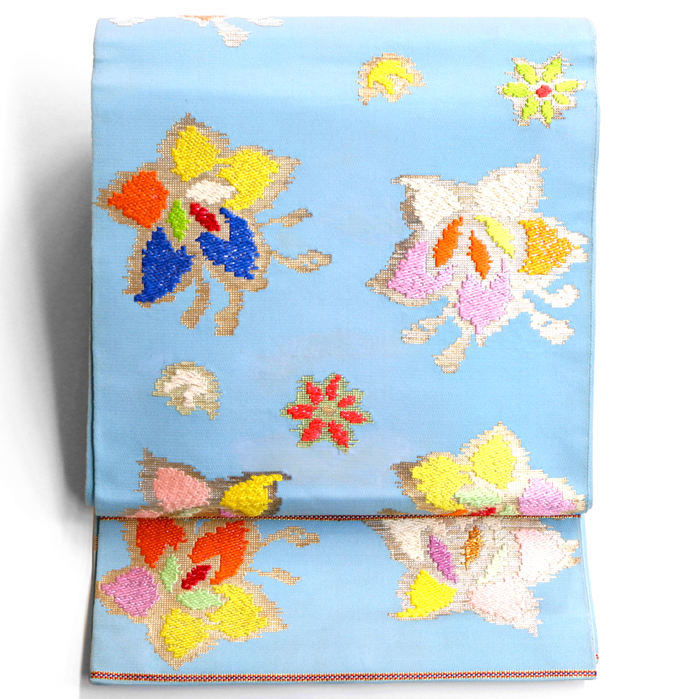 初代龍村平蔵　袋帯【モール昌花文】