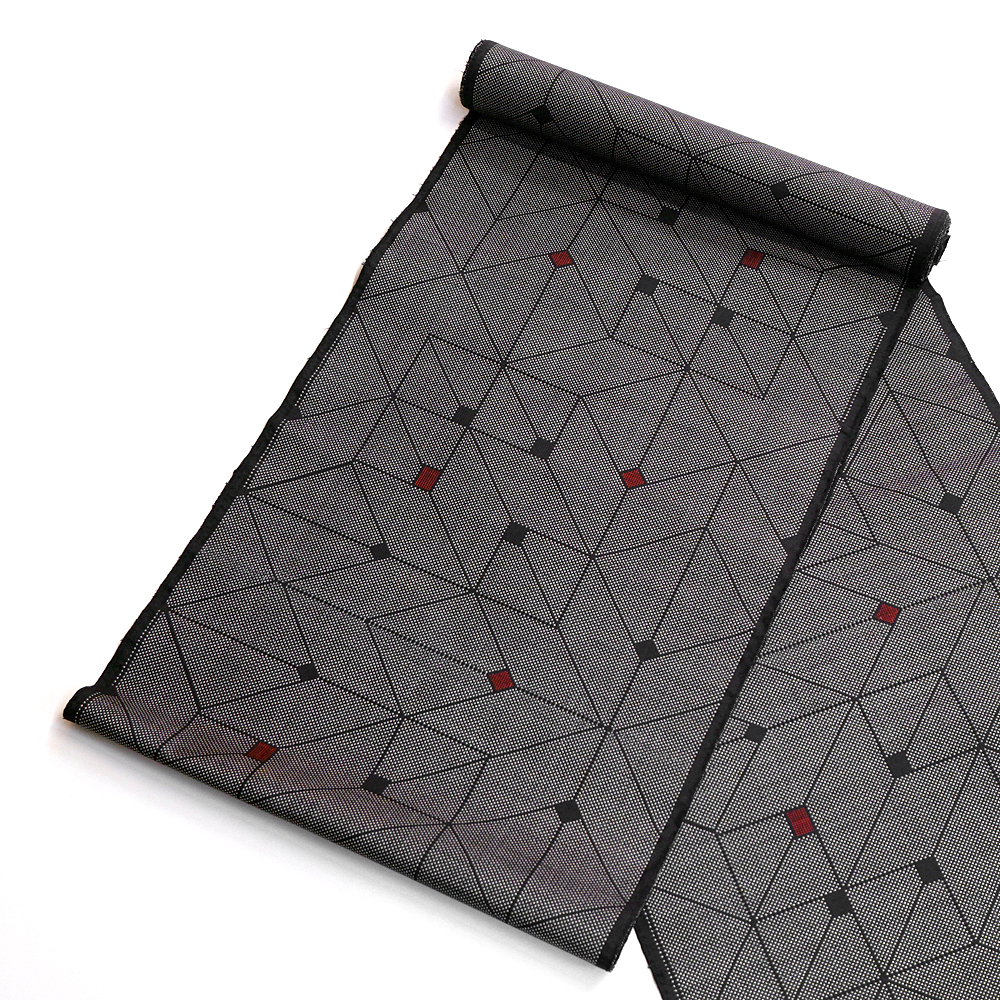 B反　本場大島紬反【麻の葉　幾何学模様】 ※バーコード無し