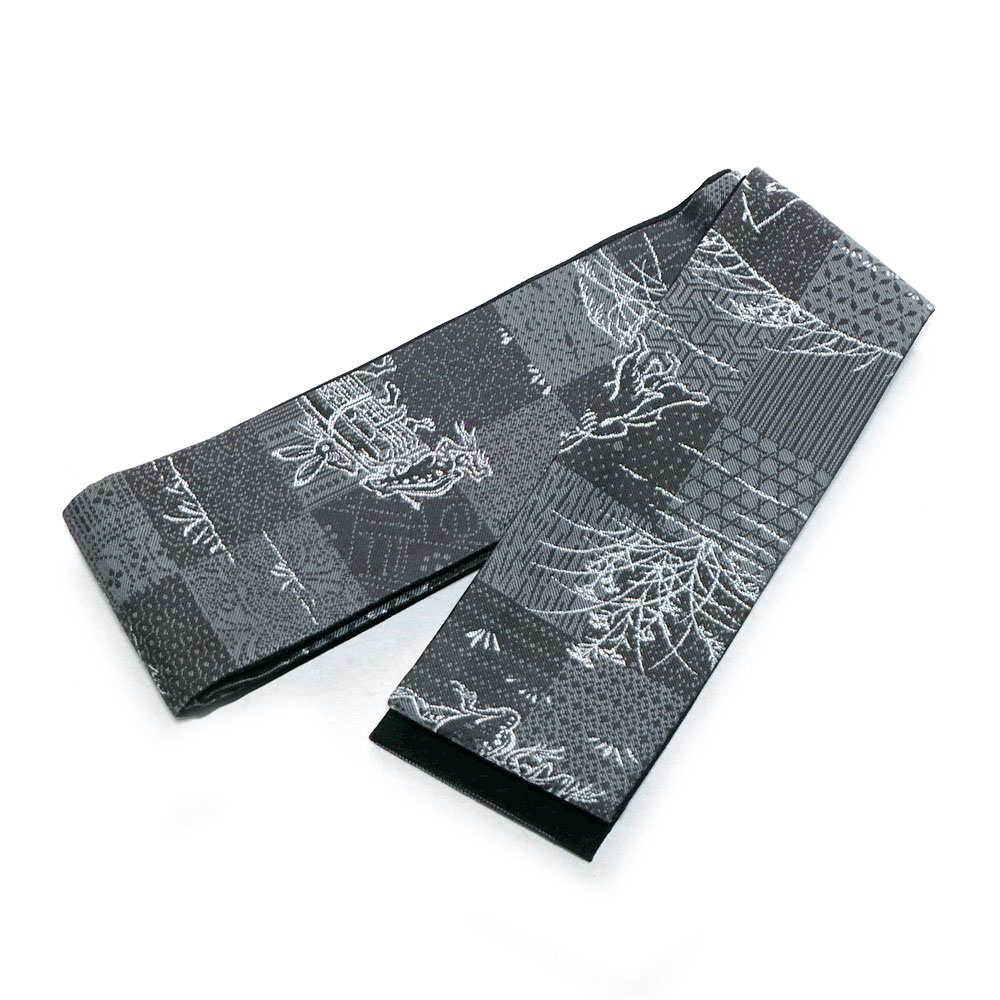 加納幸　鳥獣戯画　角帯