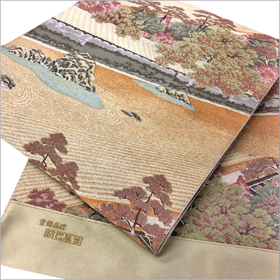 【新着情報】京都 龍安寺の石庭を再現した大人の洒落袋帯