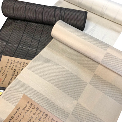 【新着情報】滑らかな絹地、最高の肌心地。「白新染織」十日町塩澤御召