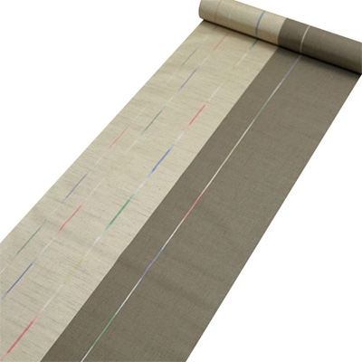 【新着情報】心地よい風合い、縞系のモダン雰囲気が漂う十日町紬が入荷