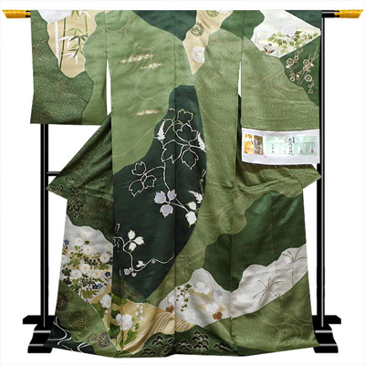 【新着情報】一流職人が創り上げた青柳大㐂百花訪問着が入荷