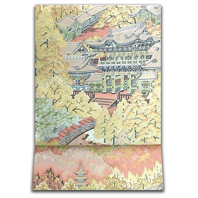 【水曜日のセール】山喜織物が織り上げた美しい風景柄 紹巴萬葉 袋帯２反登場