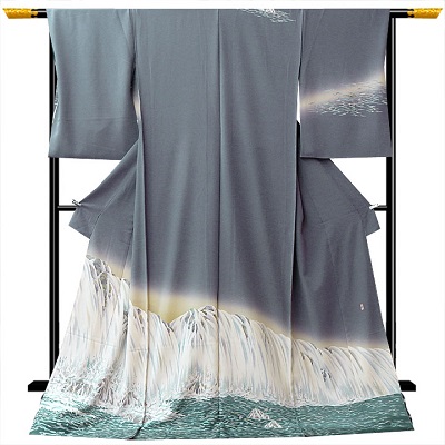 【11/23 新着商品】見惚れてしまうほどの迫力あるデザイン「林静穂」作の美しい訪問着