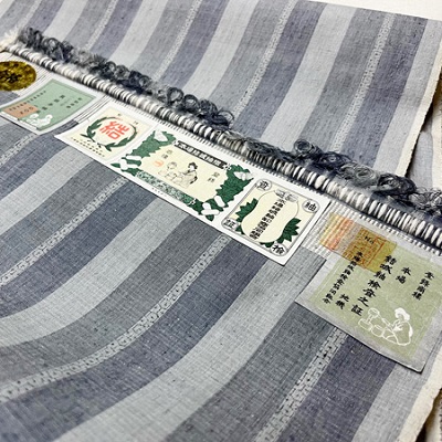 【12/5 新着商品】一度は着てみたい　織物の王様「本場結城紬」80亀甲の縞柄が入荷